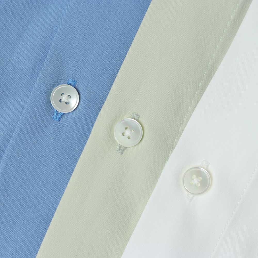 WASHED FINX TWILL BIG HALF SLEEVED SHIRT