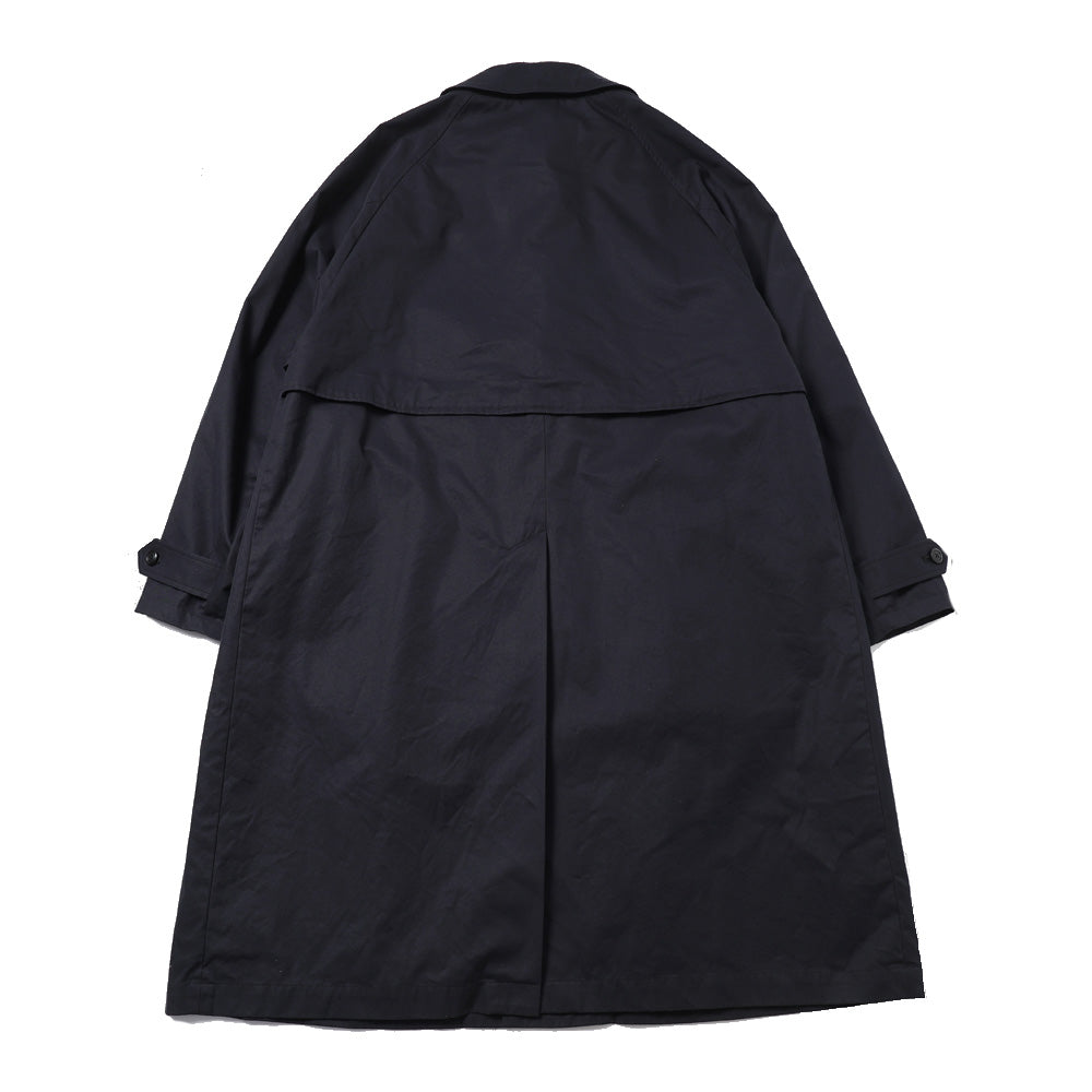 RAGLAN SLEEVE COAT ORGANIC COTTON GABARDINE