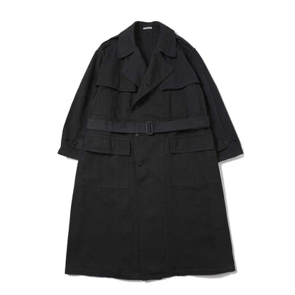 GARMENT-DYED TEXTURED CHINO COAT