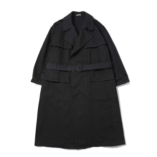 GARMENT-DYED TEXTURED CHINO COAT