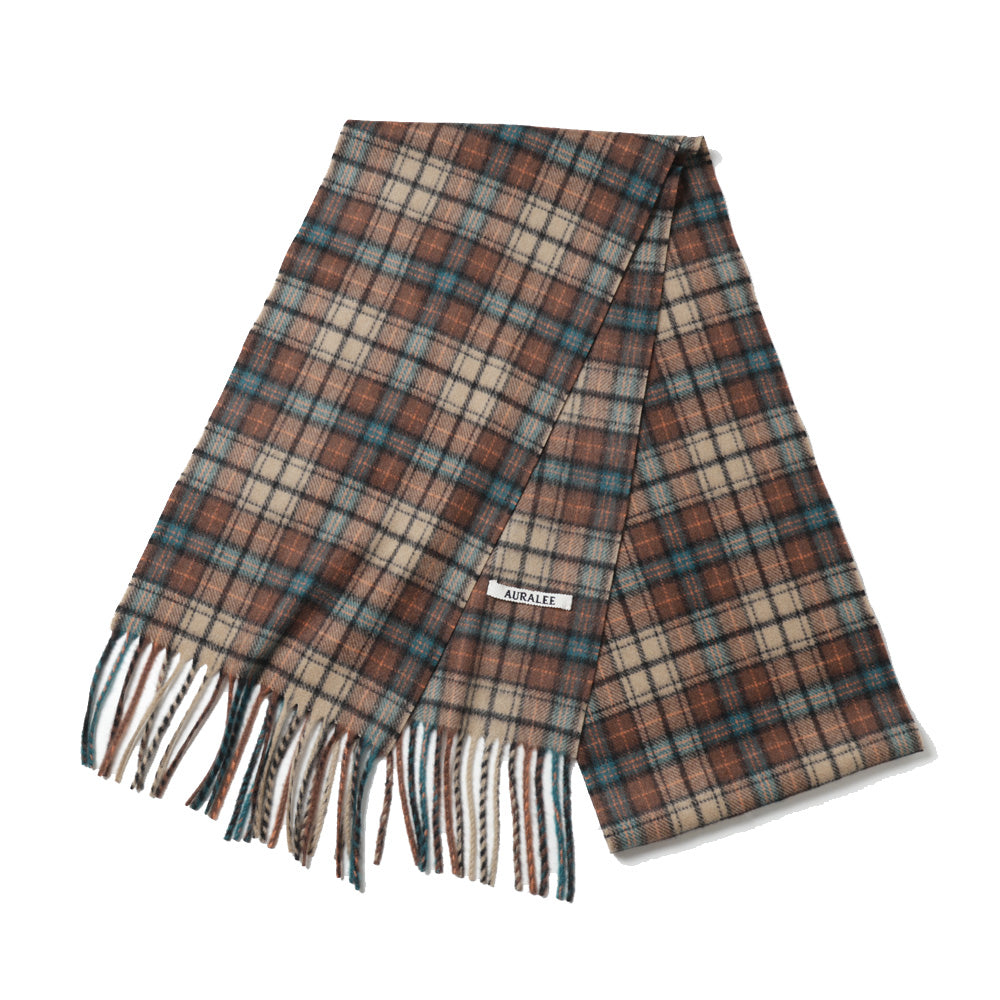 CASHMERE CHECK LONG STOLE