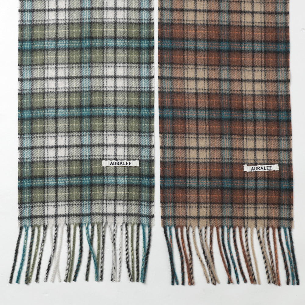 CASHMERE CHECK LONG STOLE