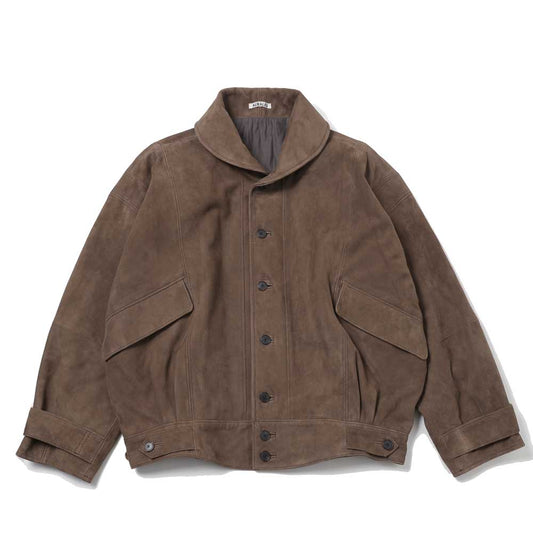 SILKY GRAIN SUEDE BLOUSON