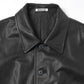 Textured Lamb Leather Blouse