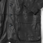 Textured Lamb Leather Blouse