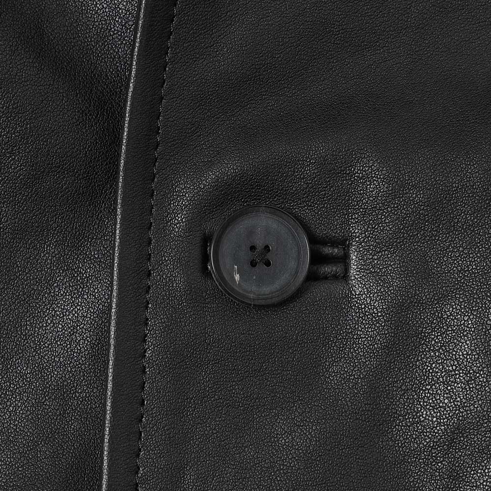 Textured Lamb Leather Blouse