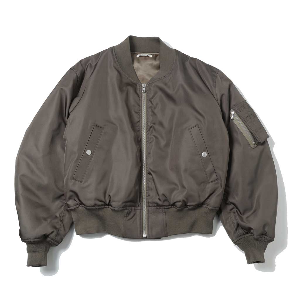 HIGH DENSITY SILK TWILL FLIGHT BLOUSON