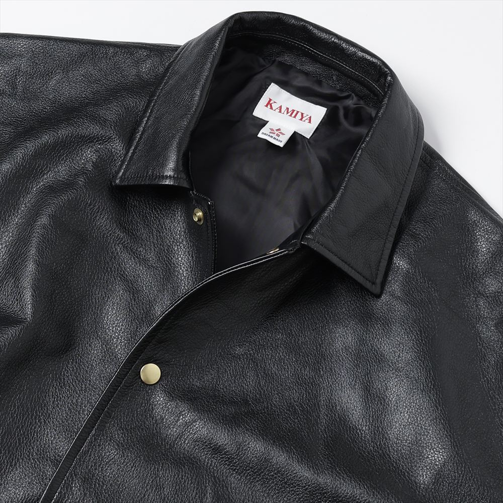 Leather Coach Jacket