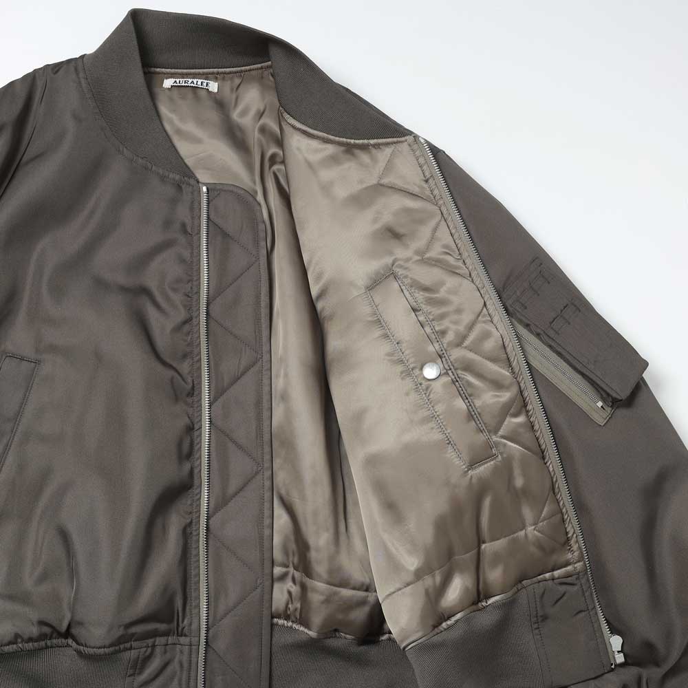 AURALEE(オーラリー)HIGH DENSITY SILK TWILL FLIGHT BLOUSON