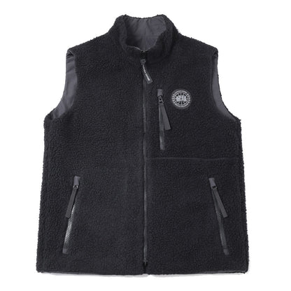 Kinross Reversible Fleece Vest Black Label Fusion Fit