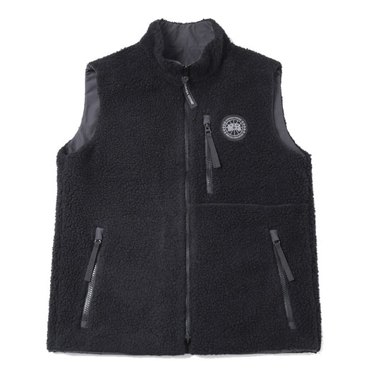 Kinross Reversible Fleece Vest Black Label Fusion Fit