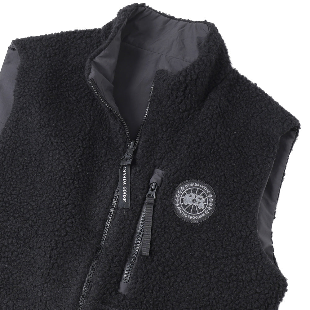 Kinross Reversible Fleece Vest Black Label Fusion Fit