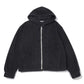 COTTON NYLON PILE ZIP PARKA