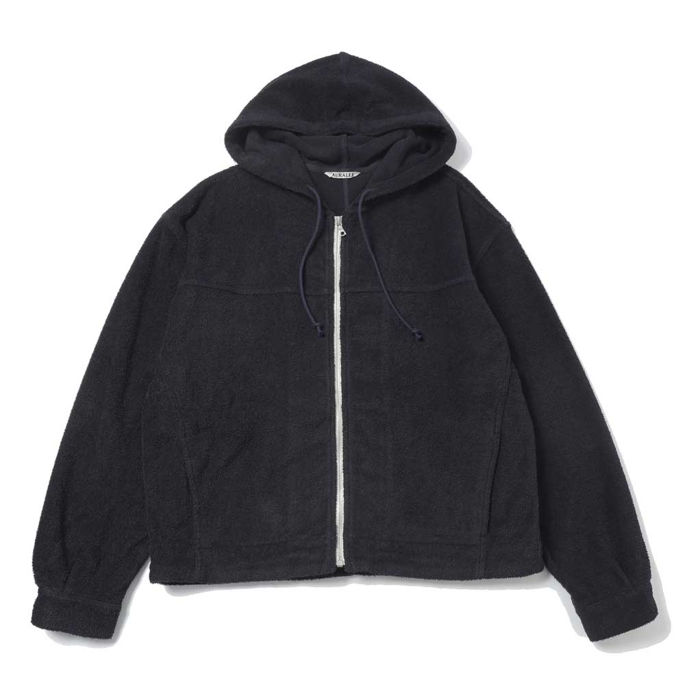 COTTON NYLON PILE ZIP PARKA