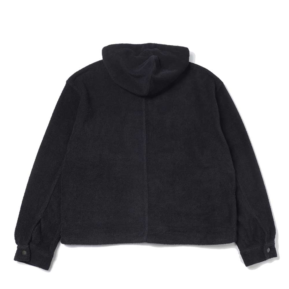 COTTON NYLON PILE ZIP PARKA