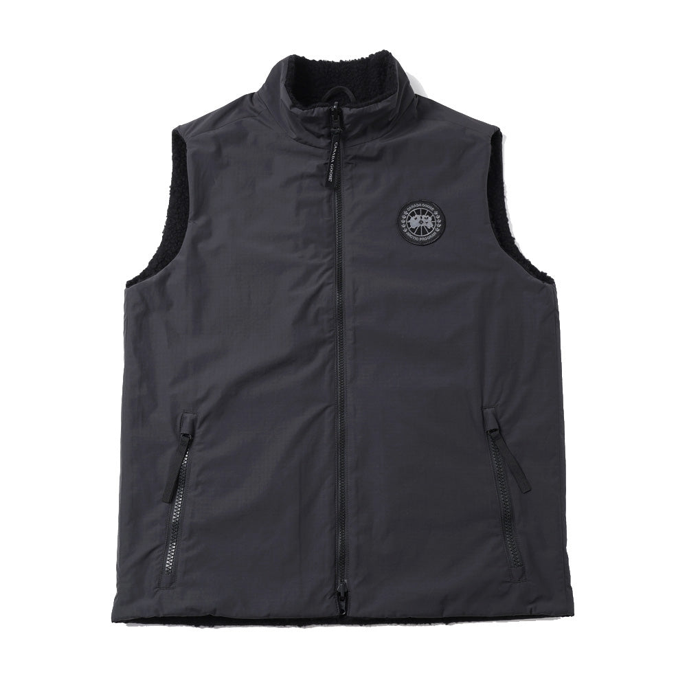 Kinross Reversible Fleece Vest Black Label Fusion Fit