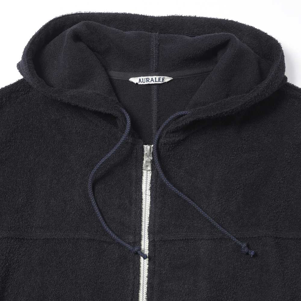 COTTON NYLON PILE ZIP PARKA