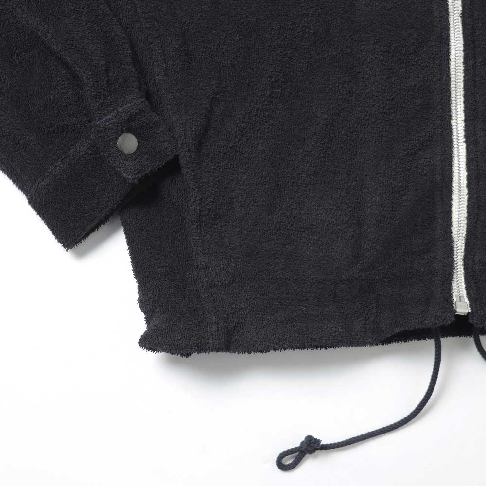 COTTON NYLON PILE ZIP PARKA
