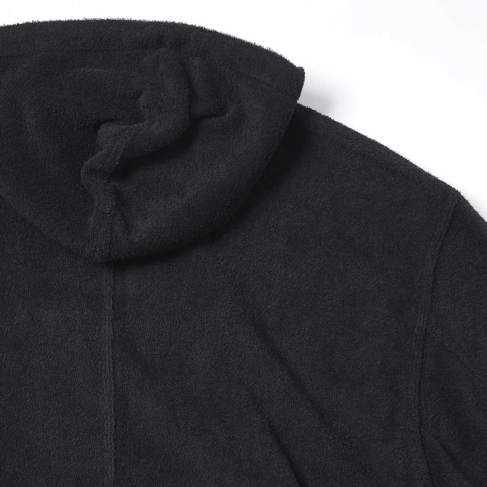 COTTON NYLON PILE ZIP PARKA