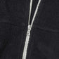 COTTON NYLON PILE ZIP PARKA