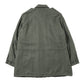 BRUSHED SILK LINEN SATIN PADDED MILITARY BLOUSON