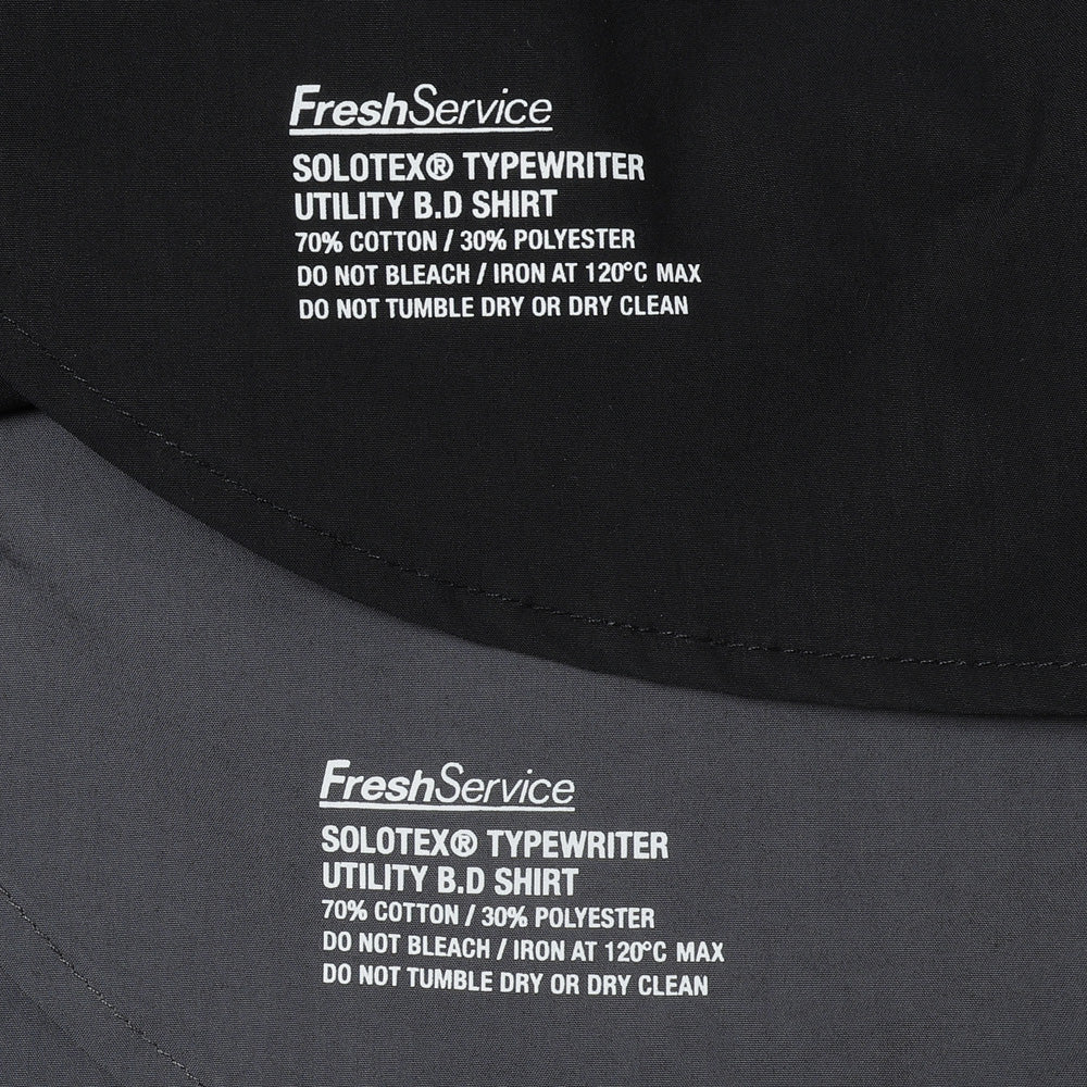 FreshService）SOLOTEX® TYPEWRITER UTILITY S/S B.D SHIRT (FSC261