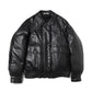 FINE CALF LEATHER DOWN BLOUSON