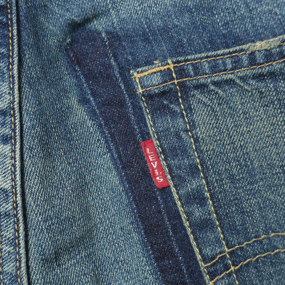 綿セルヴィッチデニム 製品加工 Levi's Wネーム P216