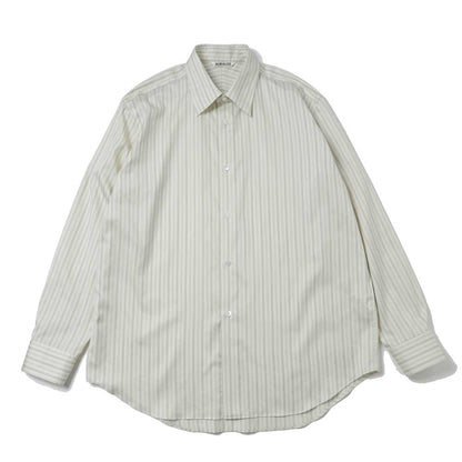 COTTON SILK STRIPE SHIRT