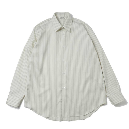 COTTON SILK STRIPE SHIRT