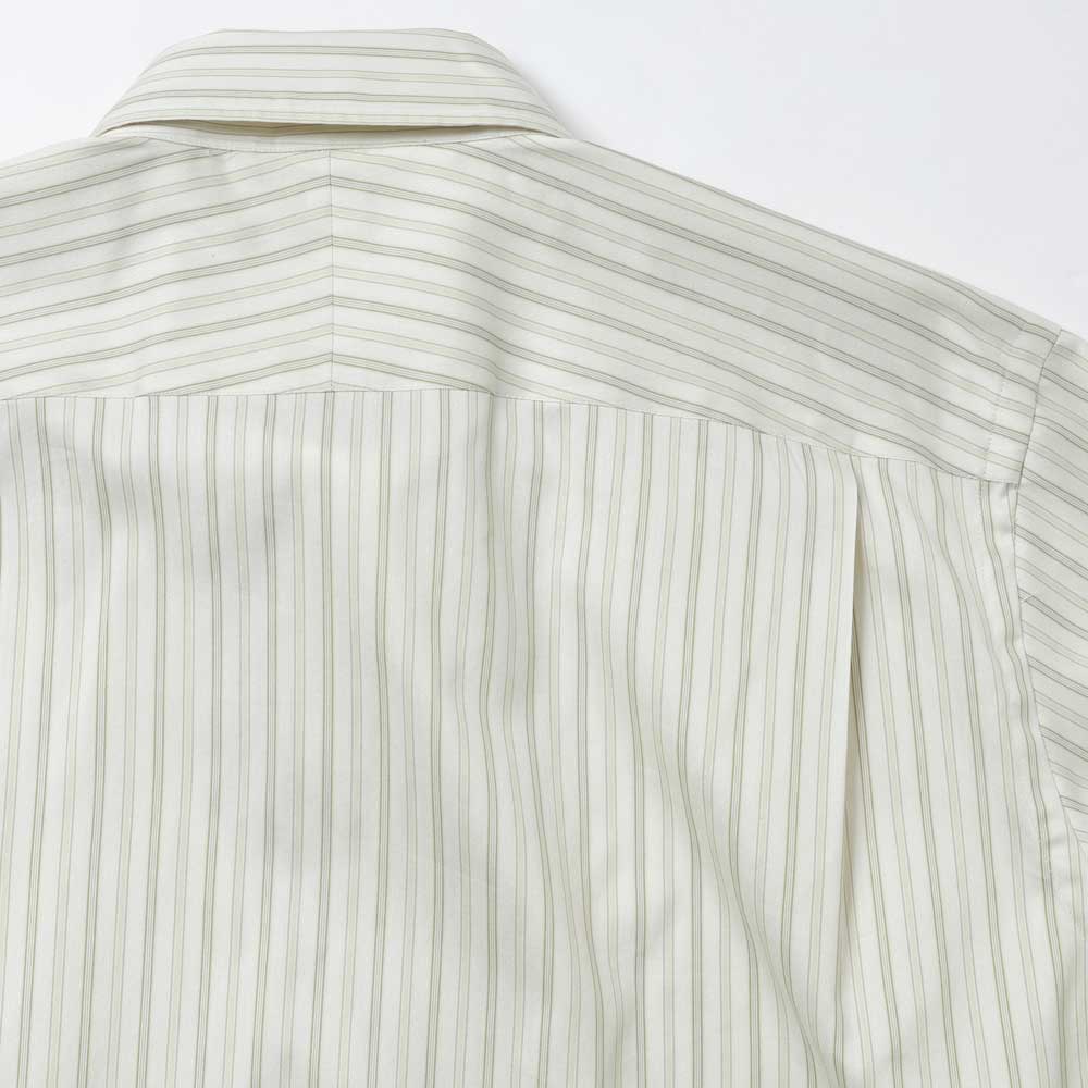 AURALEE(オーラリー) COTTON SILK STRIPE SHIRT (A26SS01CS) | AURALEE