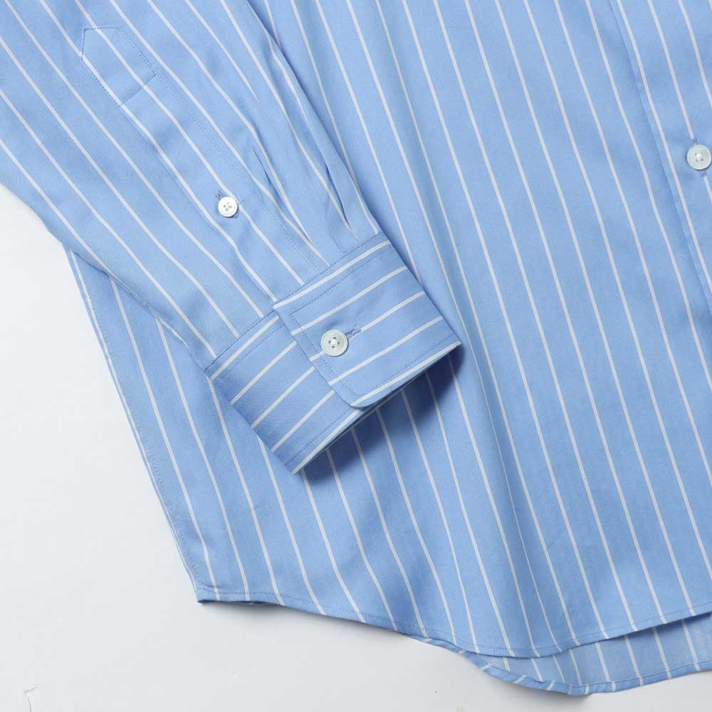 AURALEE COTTON SILK STRIPE SHIRT (A26SS01CS) | AURALEE / Shirt