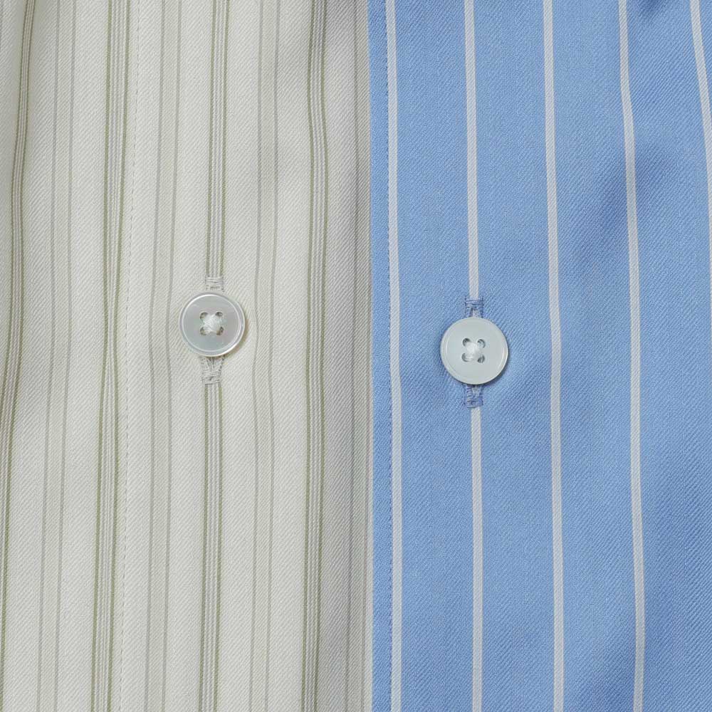 AURALEE COTTON SILK STRIPE SHIRT (A26SS01CS) | AURALEE / Shirt