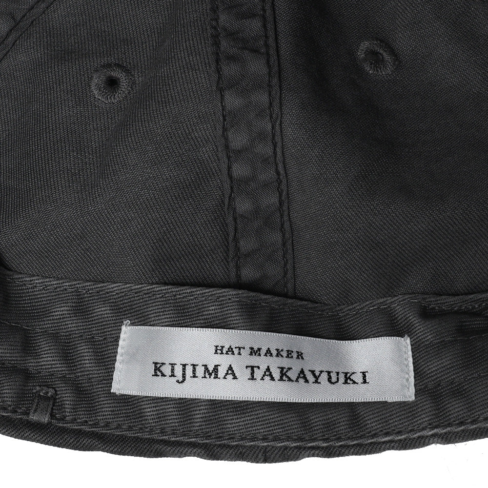 AURALEE) GARMENT-DYED FINX CHINO CAP MADE BY KIJIMA TAKAYUKI