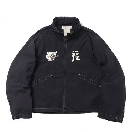 Recycled Nylon Coach Hoodie Jacket (Leopard)