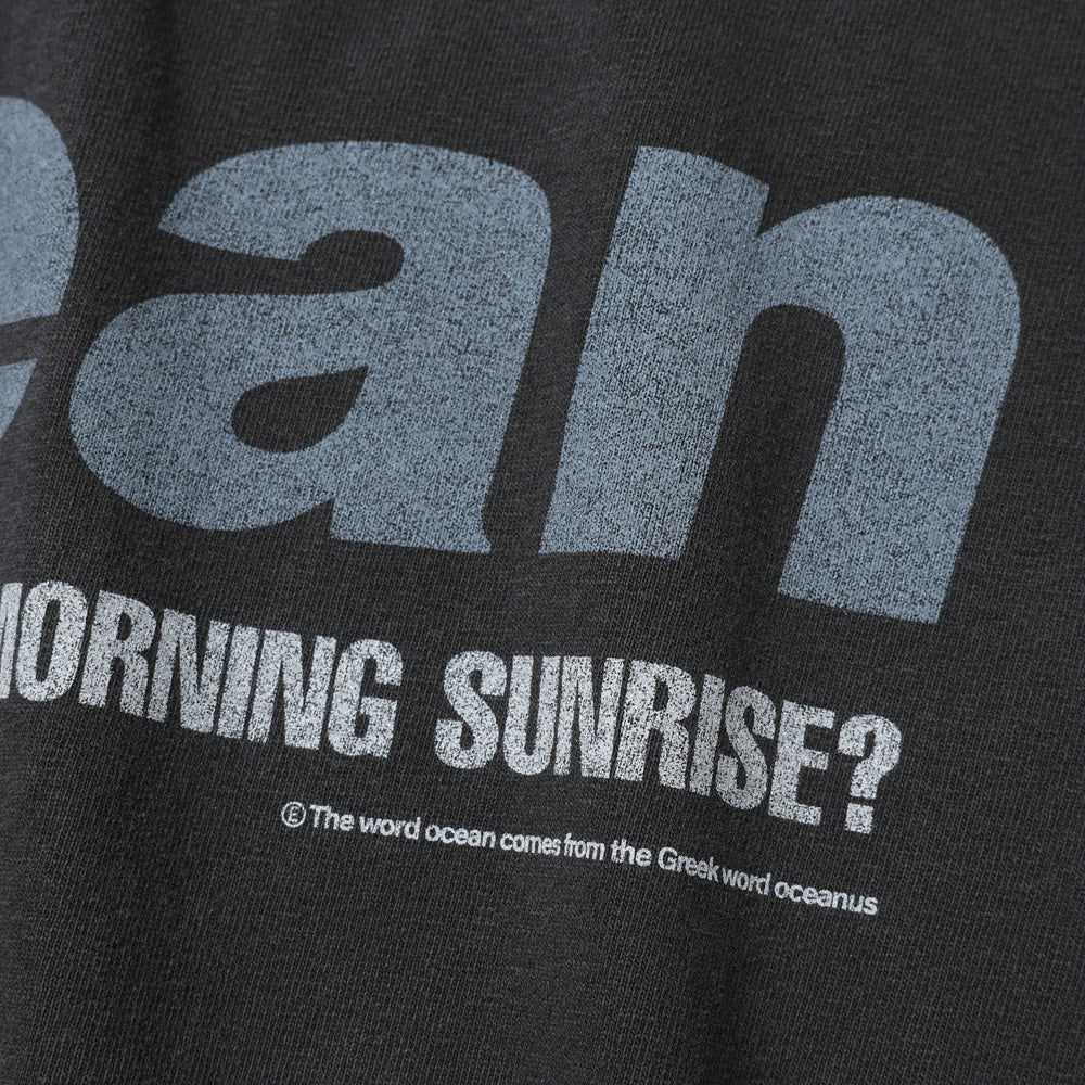 OVERSIZED GARMENT DYE T-SHIRT(OCEAN)
