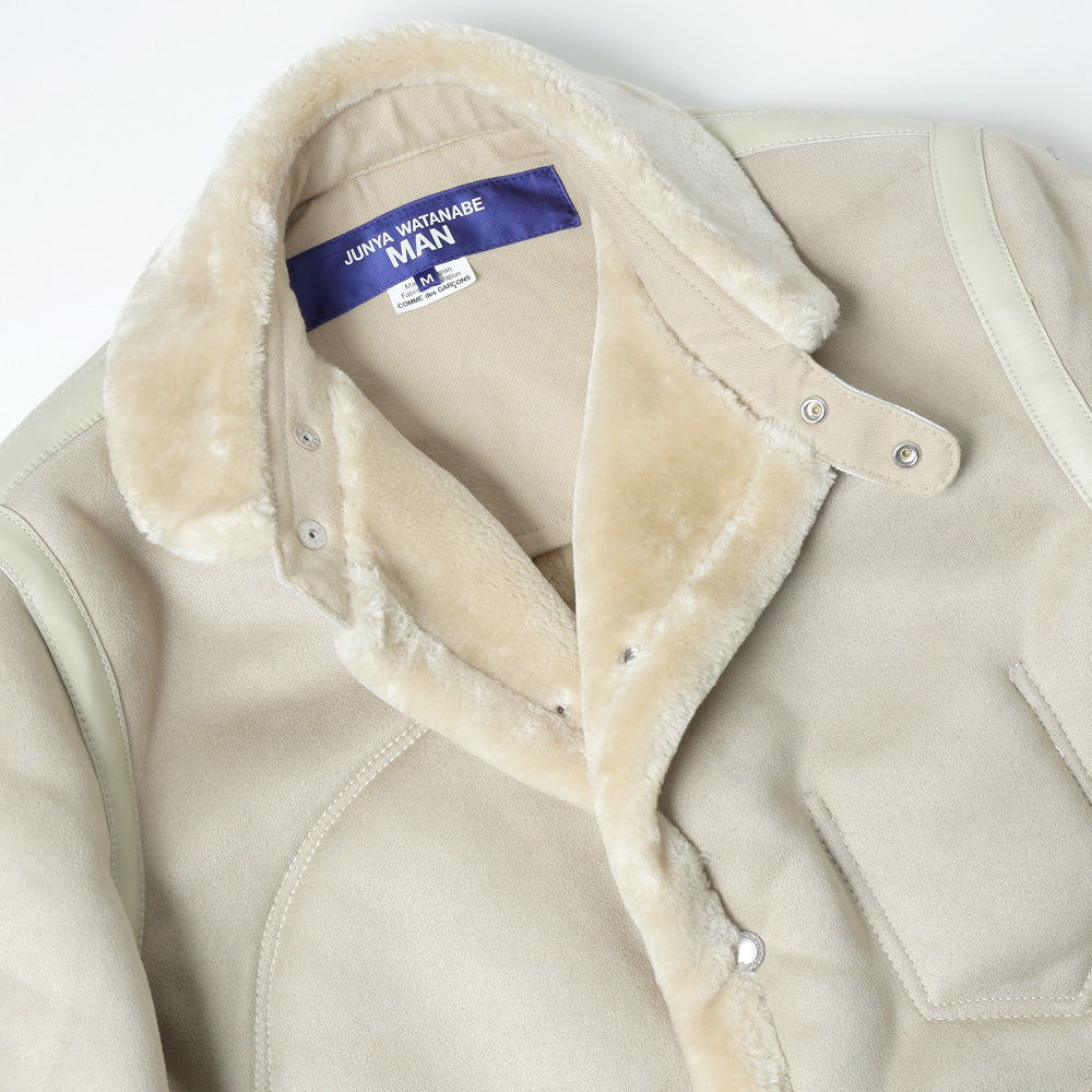 エステルボアムートン×レザー J025