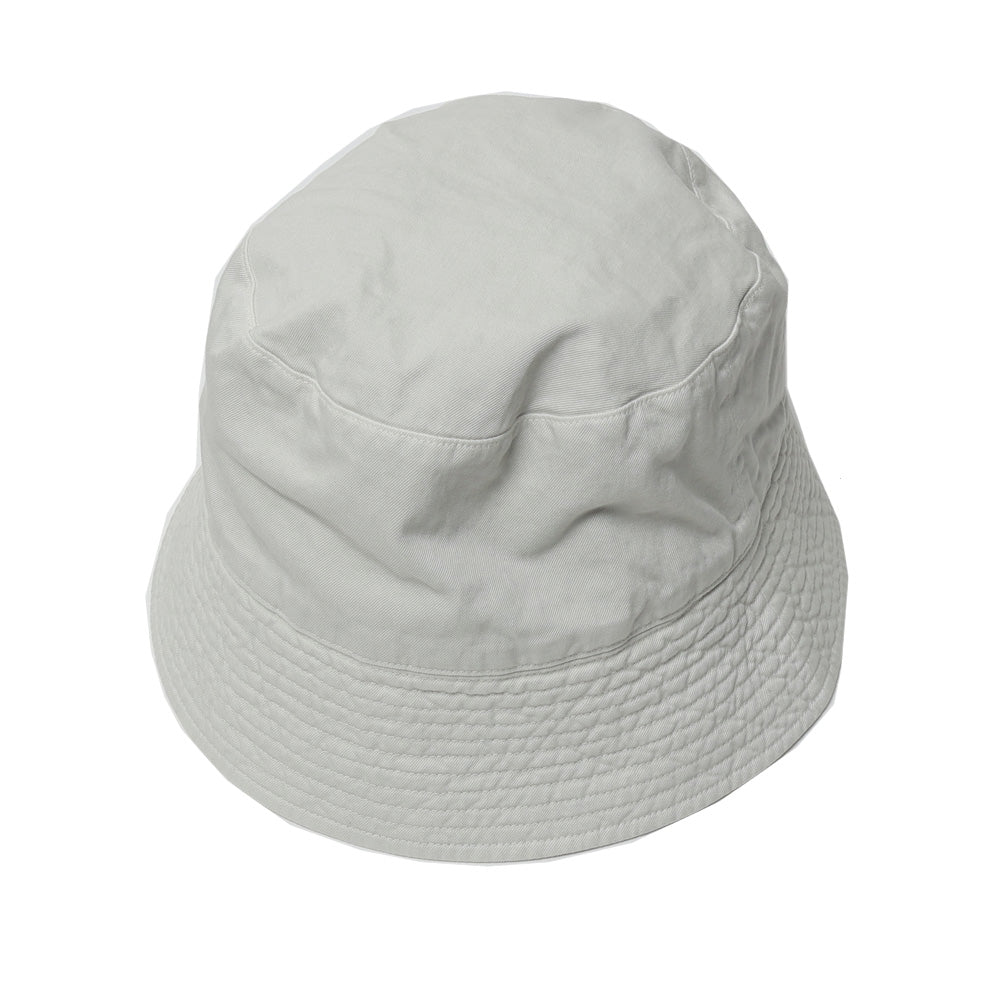 AURALEE) GARMENT-DYED FINX CHINO BUCKET HAT MADE BY KIJIMA