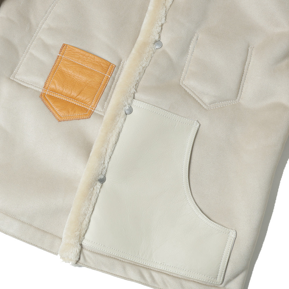 エステルボアムートン×レザー J025