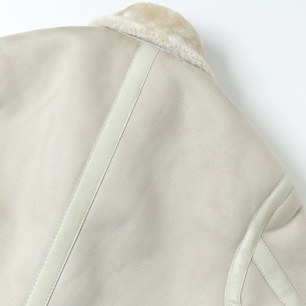 エステルボアムートン×レザー J025