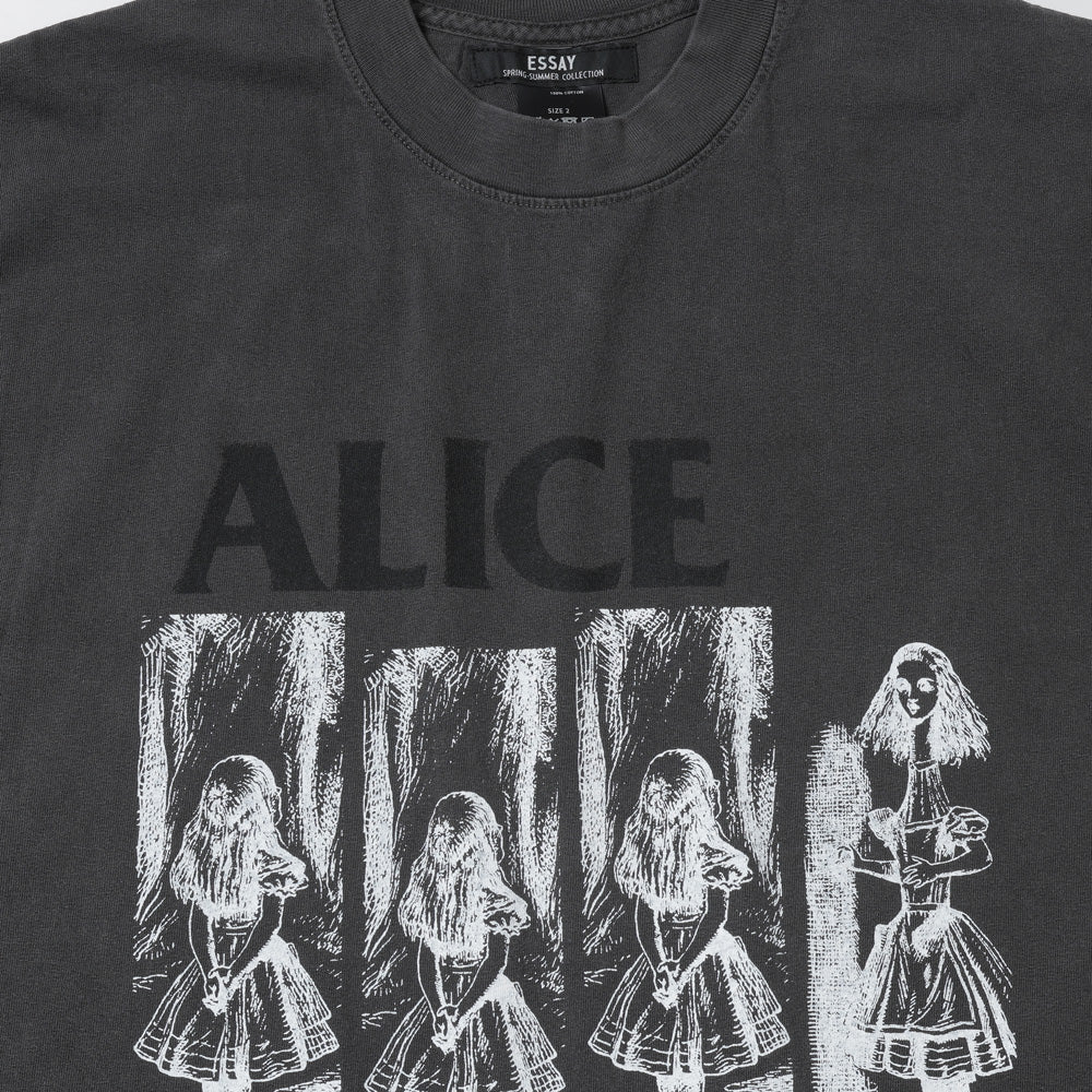 OVERSIZED GARMENT DYE T-SHIRT(ALICE)