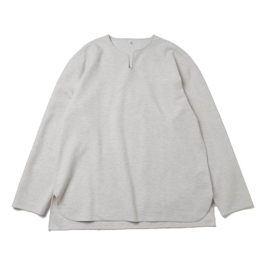 Rough & Smooth Thermal Over-neck Long Sleeve T-shirt