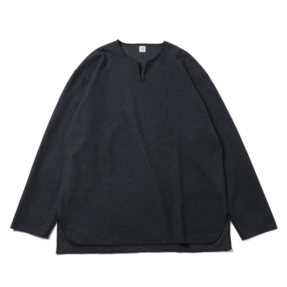 Rough & Smooth Thermal Over-neck Long Sleeve T-shirt