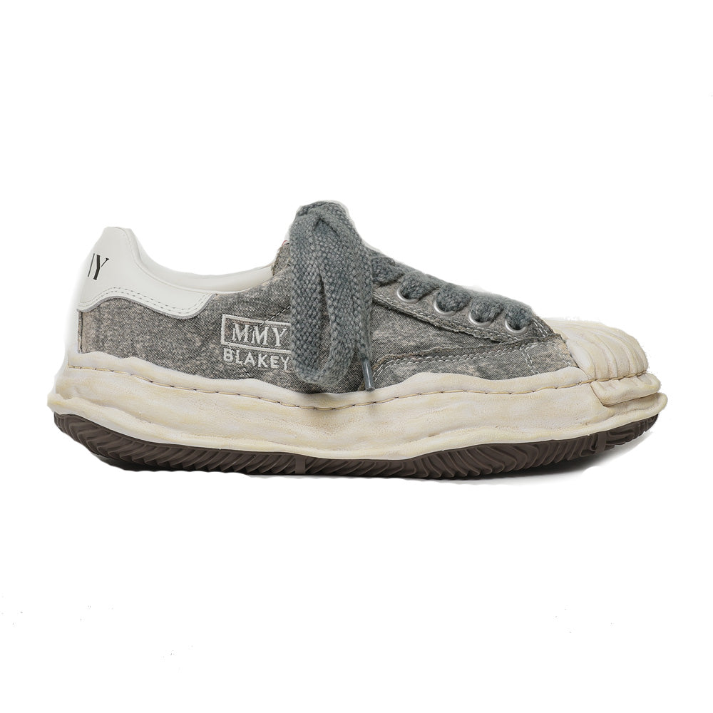 (BLAKEY) OG Sole Bleached Canvas Low-top Sneaker GRAY