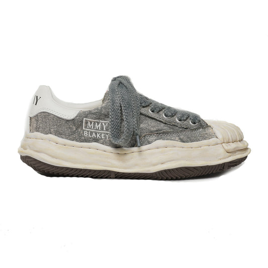 (BLAKEY) OG Sole Bleached Canvas Low-top Sneaker GRAY