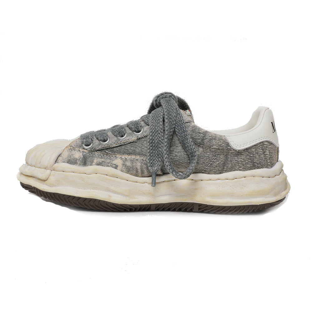 (BLAKEY) OG Sole Bleached Canvas Low-top Sneaker GRAY