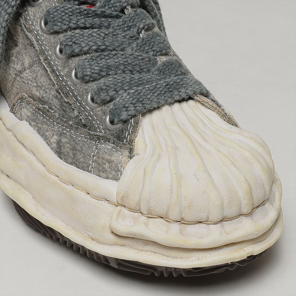 (BLAKEY) OG Sole Bleached Canvas Low-top Sneaker GRAY
