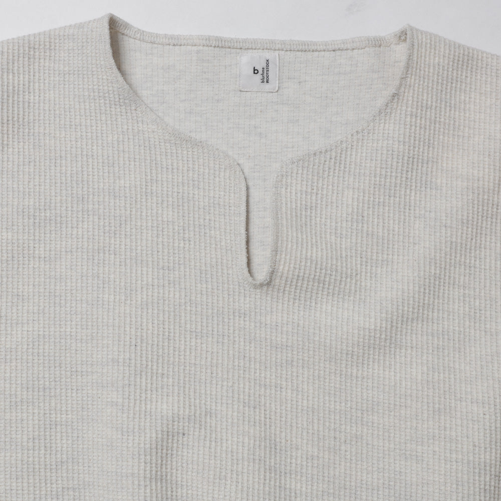 Rough & Smooth Thermal Over-neck Long Sleeve T-shirt
