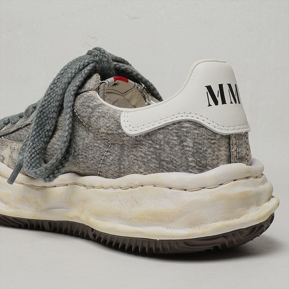 (BLAKEY) OG Sole Bleached Canvas Low-top Sneaker GRAY
