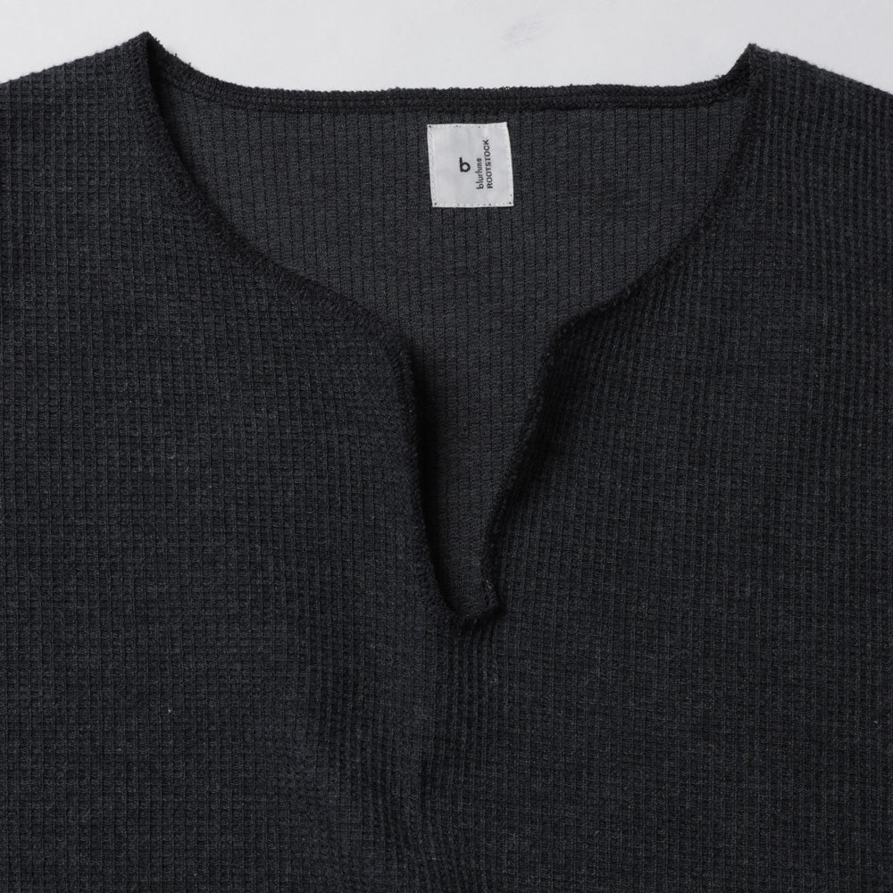 Rough & Smooth Thermal Over-neck Long Sleeve T-shirt